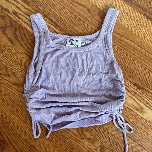 Princess Polly Madelyn Top Lilac - Picture 3 of 5